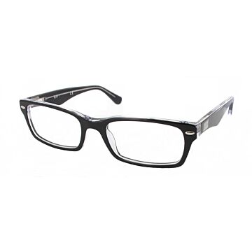Leesbril Ray-Ban RX5206-2034-52 zwart/transparant | Mijnleesbril.nl