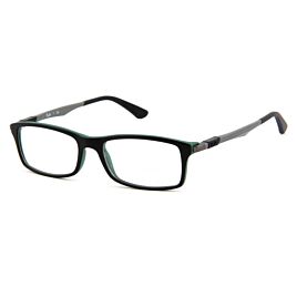 Leesbril Ray-Ban RX7017-5197-54 zwart/groen | Mijnleesbril.nl