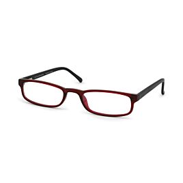 Leesbril Easy Eyewear 75021 in rood met zijkantweergave.
