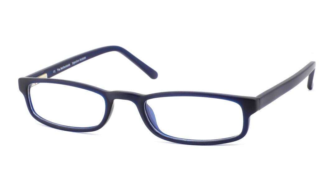 Leesbril Easy Eyewear 75012 C6 - zwart schuin aanzicht.