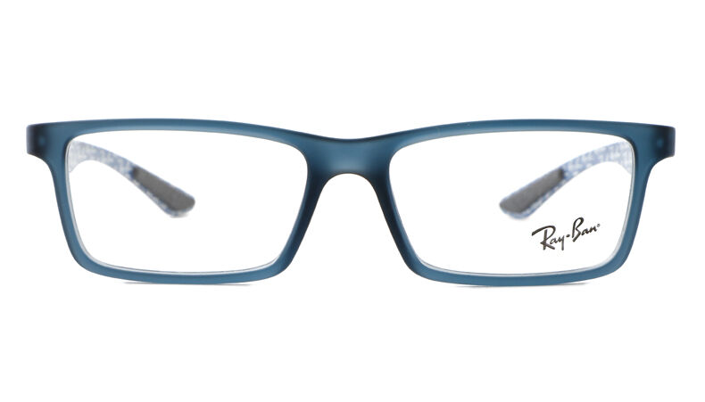 Vooraanzicht van blauwe Ray-Ban leesbril (model ORX8901-5262)