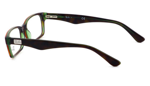 Leesbril Ray-Ban RX5206-2445-52 havanna/transparent groen | Mijnleesbril.nl