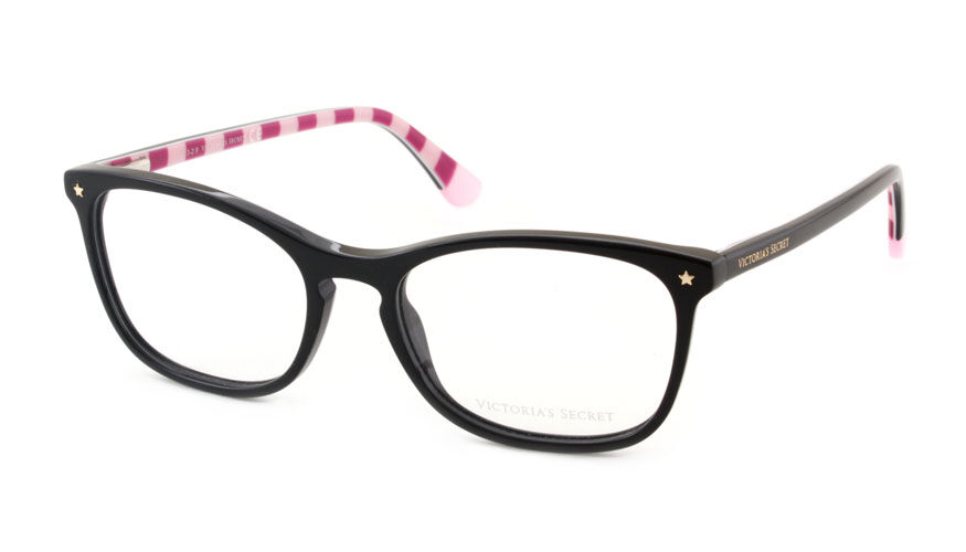 Leesbril Victoria's Secret VS5007/V 001 zwart roze streep | mijnleesbril.nl
