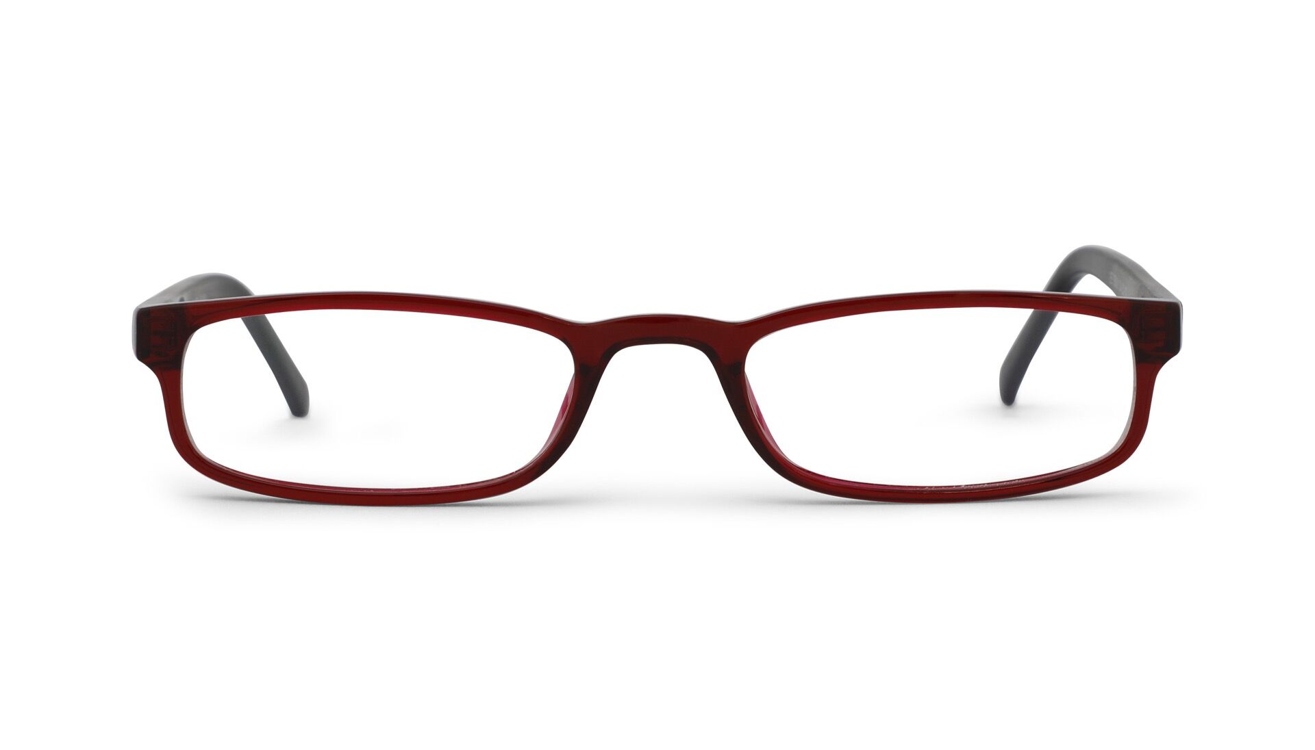 Vooraanzicht van rode leesbril van Easy Eyewear (model 75021)